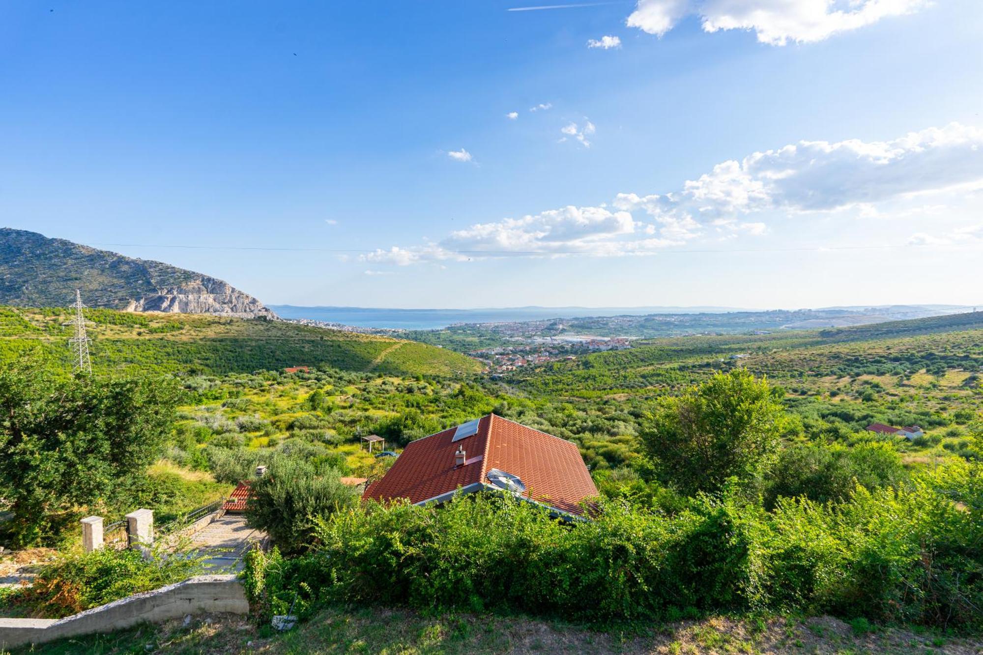 Olive Garden House In Zrnovnica With A View & Bbq Villa Ngoại thất bức ảnh