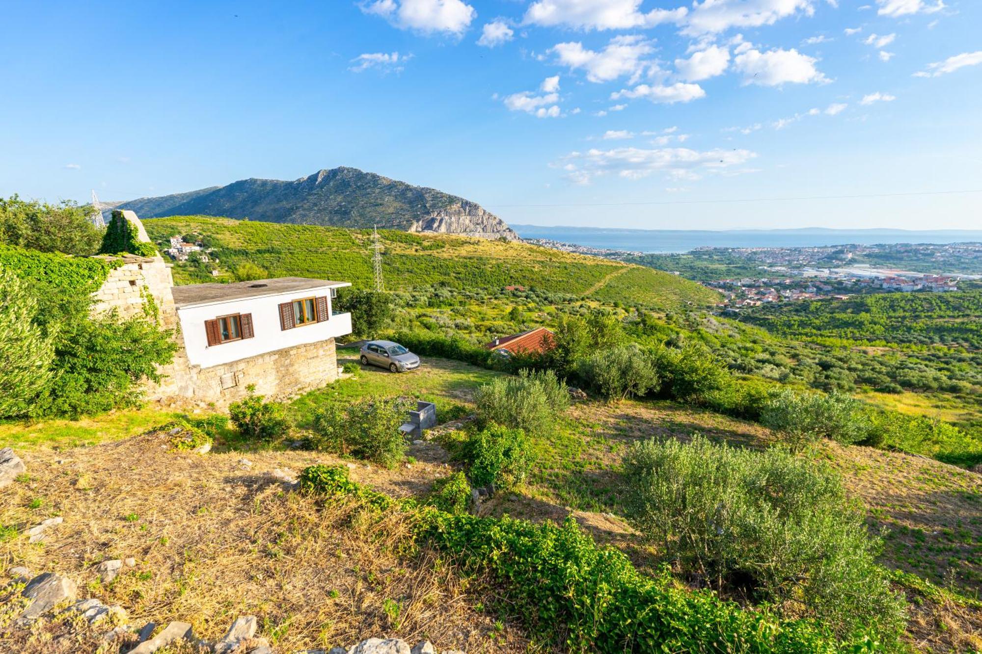 Olive Garden House In Zrnovnica With A View & Bbq Villa Ngoại thất bức ảnh