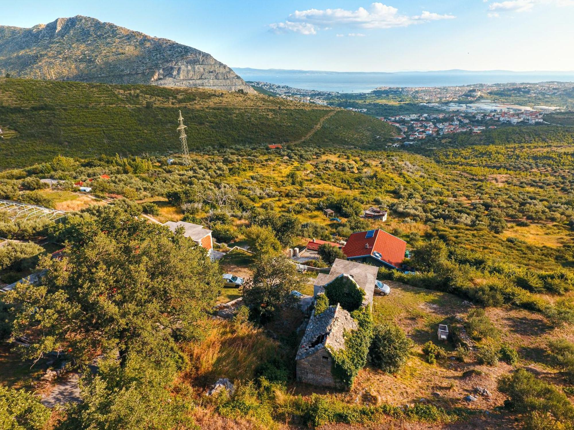 Olive Garden House In Zrnovnica With A View & Bbq Villa Ngoại thất bức ảnh